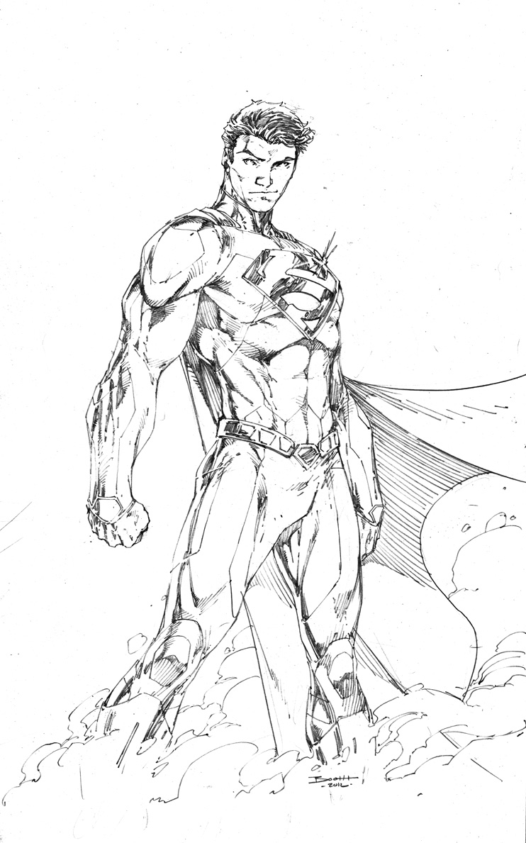742x1189 Superman By Brett Booth Comic Comic, Anime Comics