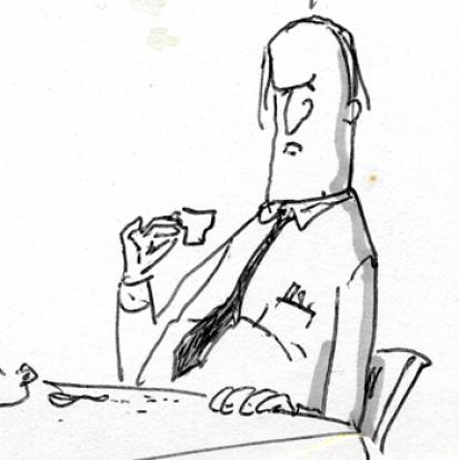 413x414 An Evening With George Booth Society Of Illustrators