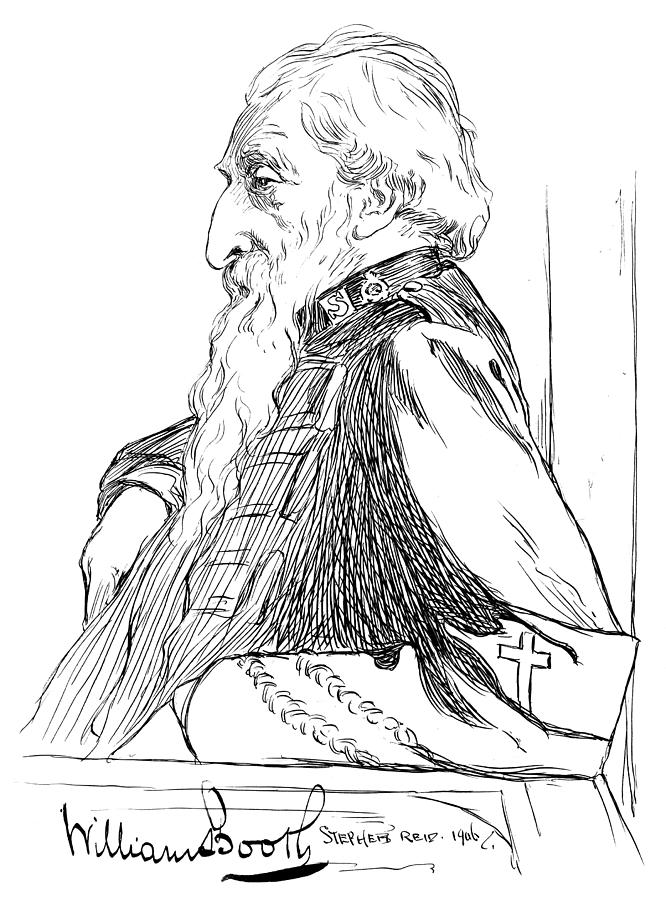 666x900 William Booth (1829 1912) Drawing By Granger