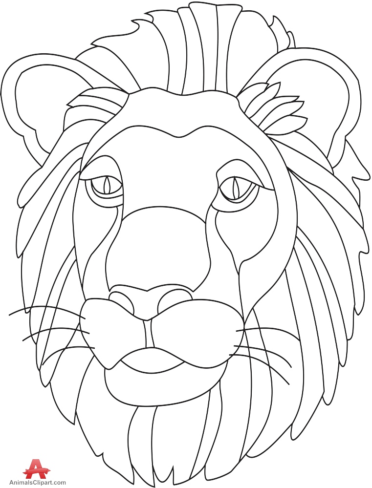 761x999 Lion Outline Drawing Free Clipart Design Download