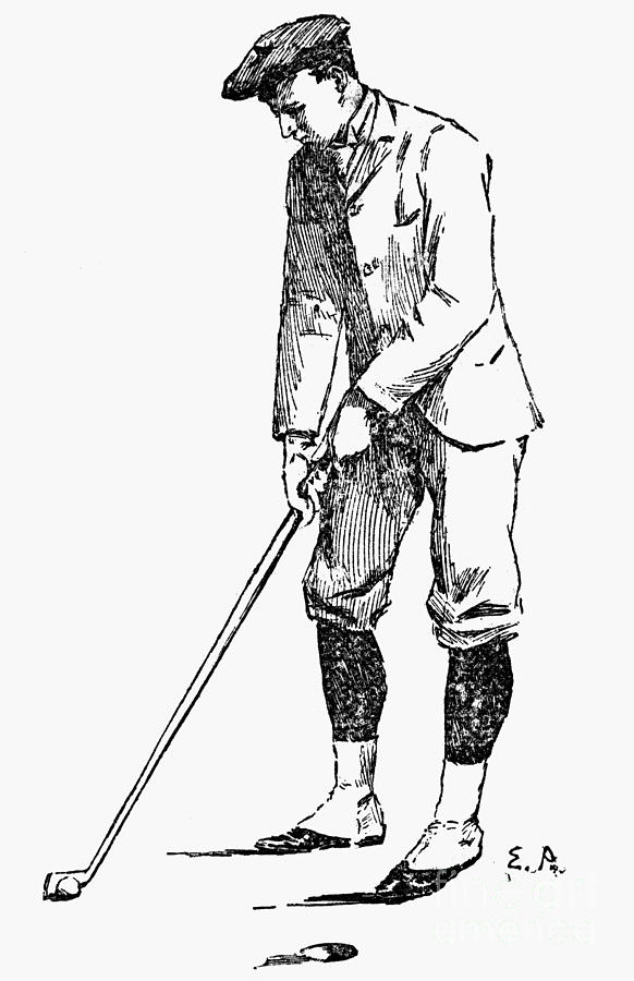 582x900 Golf, 1891 Photograph By Granger
