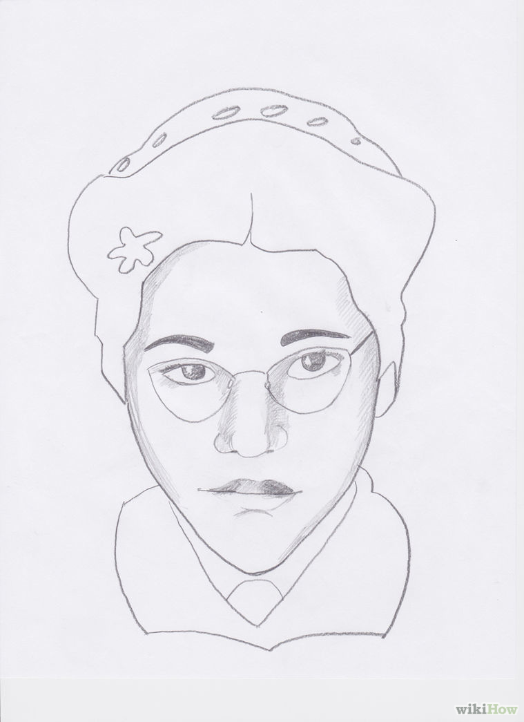 759x1045 How To Draw Rosa Parks 7 Steps (With Pictures)
