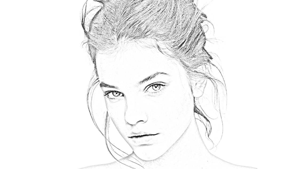 1280x720 Photoshop Pencil Drawings Tutorial
