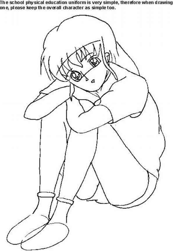 595x863 Anime Sketches And Drawings