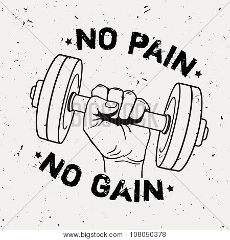 450x470 Vector Grunge Illustration Hand Vector Amp Photo Bigstock