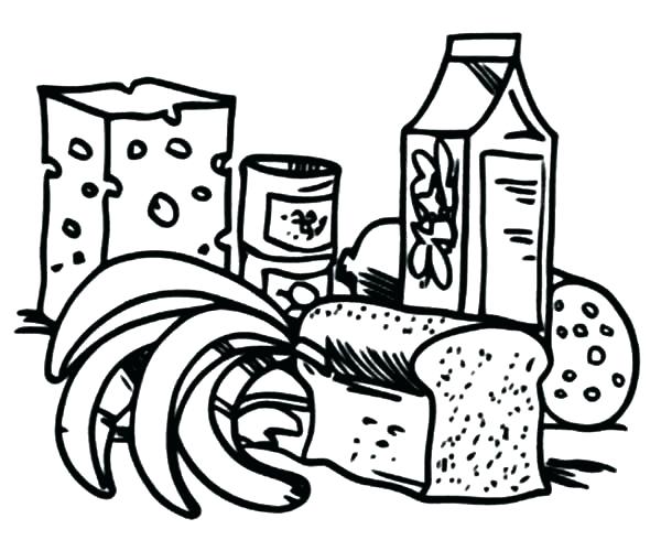 600x500 Healthy Foods Coloring Pages Synthesis.site