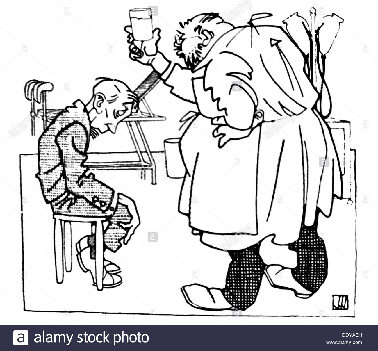 1300x1207 Medicine Caricature Medical Doctor Looking