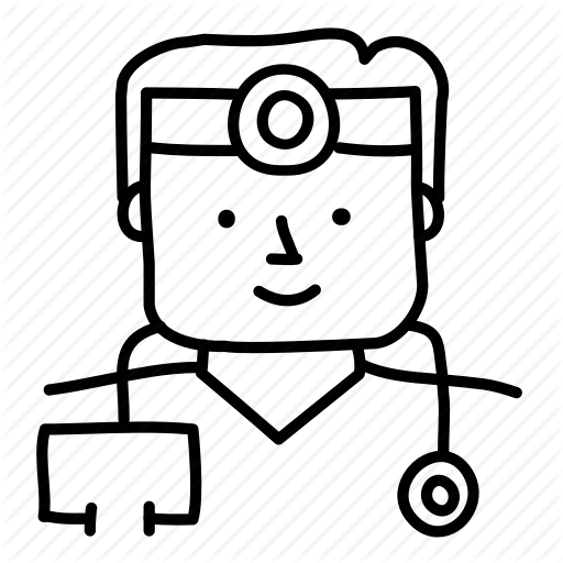 512x512 Doctor, Health, Hospital, Male, Medical, Physician, Sketch Icon