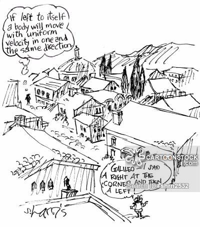 400x455 Father Of Physics Cartoons And Comics