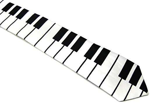 522x358 Piano Key Keyboard Music Tie Unisex 2