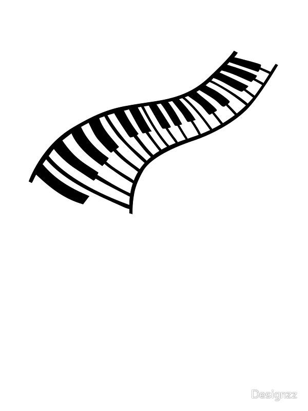 600x800 Piano Keys Stickers By Designzz Redbubble