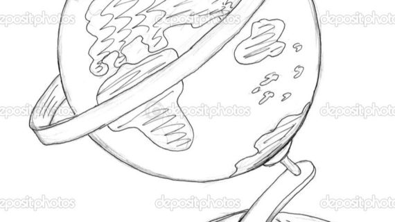 570x320 Pencil Drawing Sketches For Kids Sketch Of A Kid Using Computer