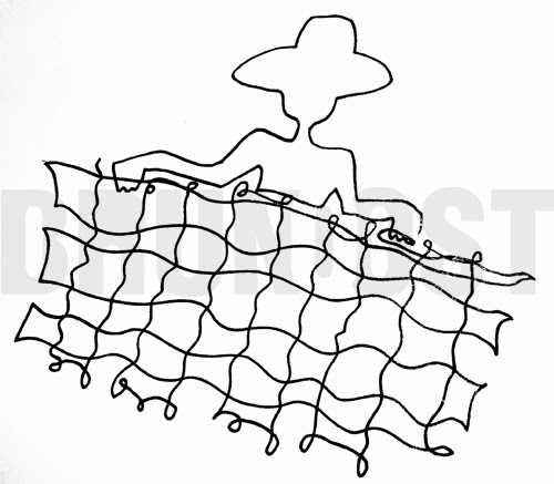 500x437 Bruno Ost One Line Drawing Inspired By Picasso.