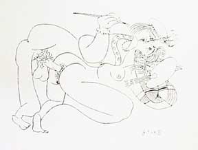 288x218 Artist And Model Pablo Picasso