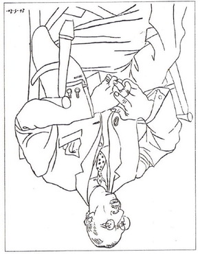 291x370 Drawing Picasso Upside Down