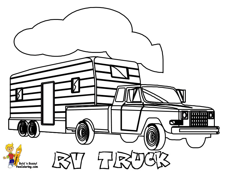 792x612 Pick Up Truck Coloring Pages
