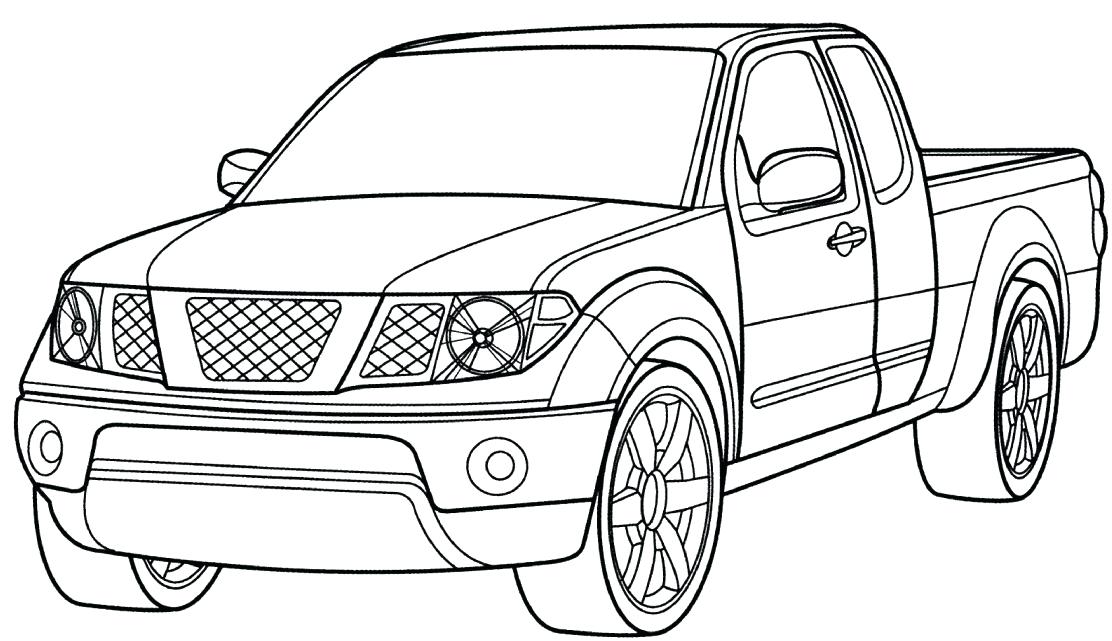 1112x641 Pickup Truck Coloring Pages