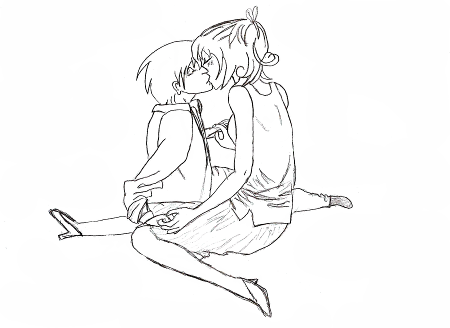 900x656 Picnic Kiss By Rhov