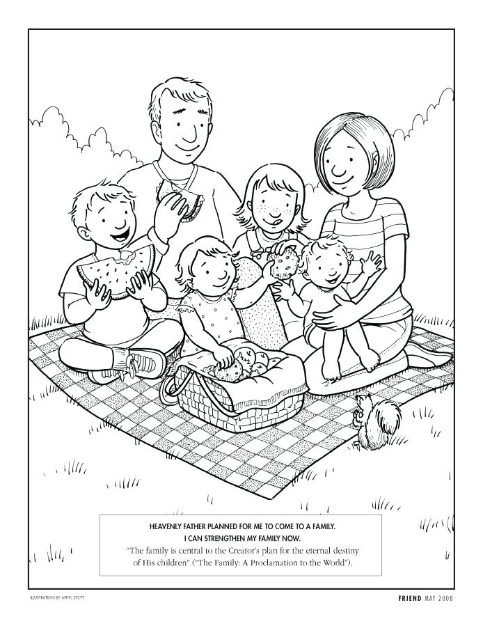 694x902 Entertaining Picnic Coloring Pages New