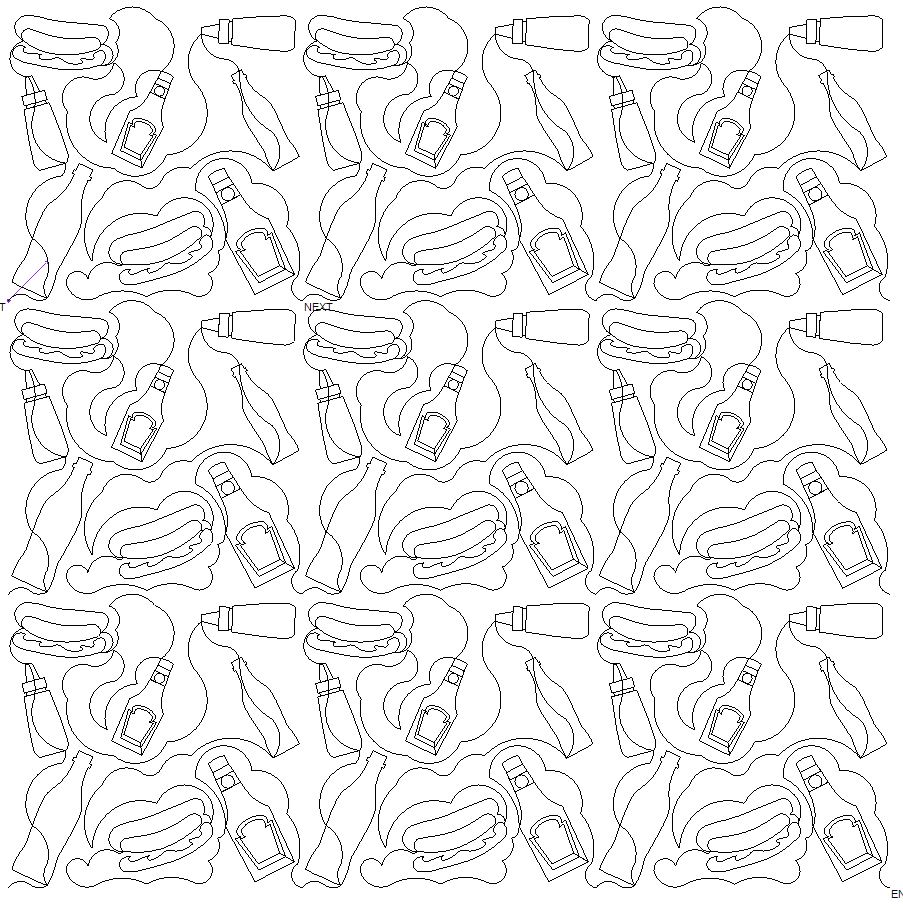 903x904 Picnic Quilting By David