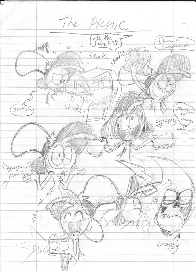 760x1052 The Picnic Sketches By Sonicmiku