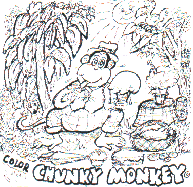 381x369 Color Chunky Monkey On A Picnic!
