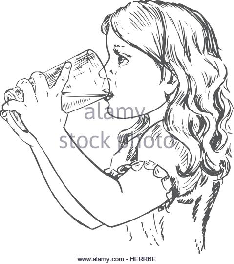 479x540 Girl Drawing Face Black And White Stock Photos Amp Images
