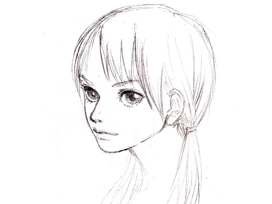 900x675 Drawing Of A Girl 2 By Grecogreco