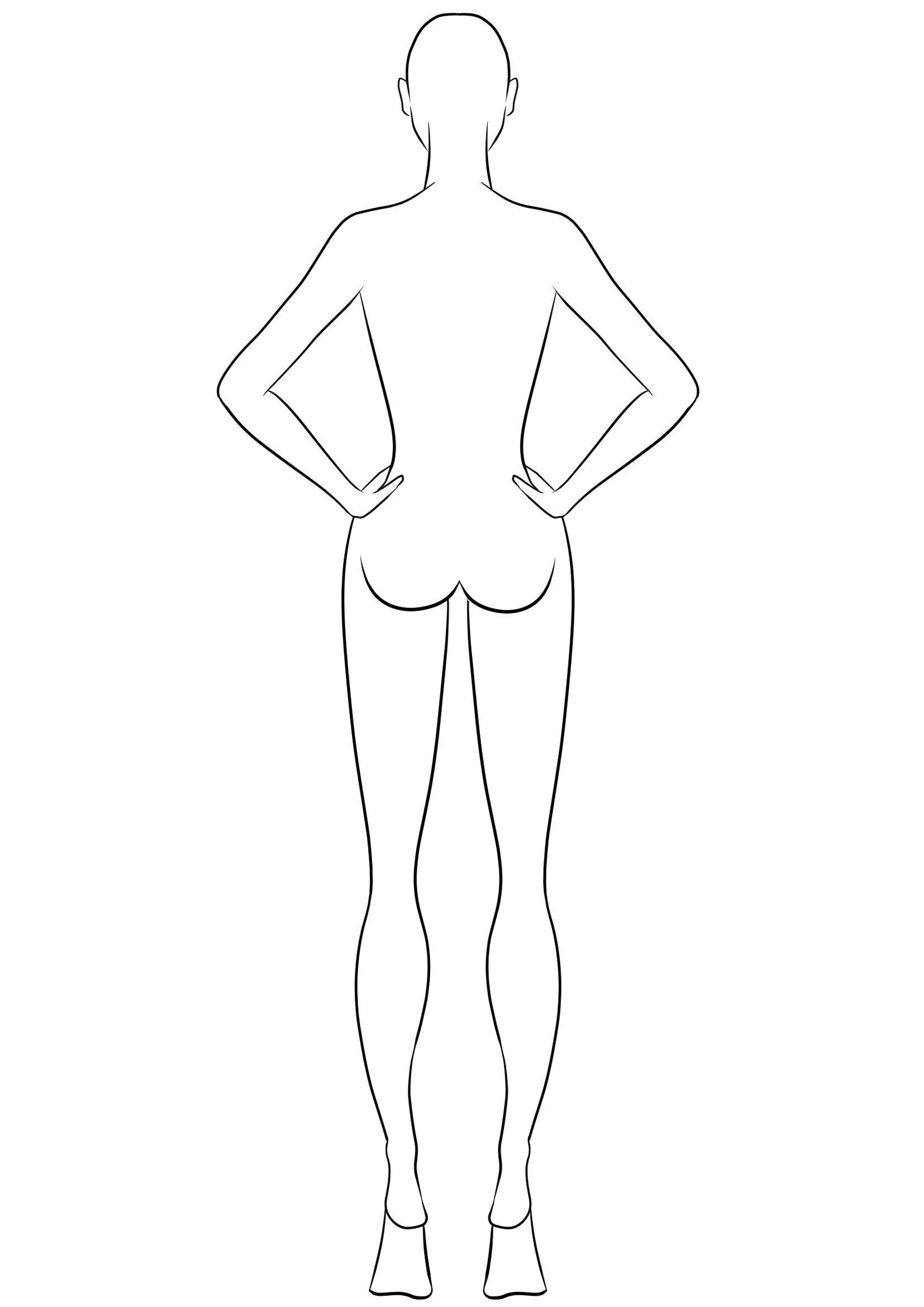 1654x2338 Person Drawing Template Simple Guitar Wiring Diagrams 12v Well