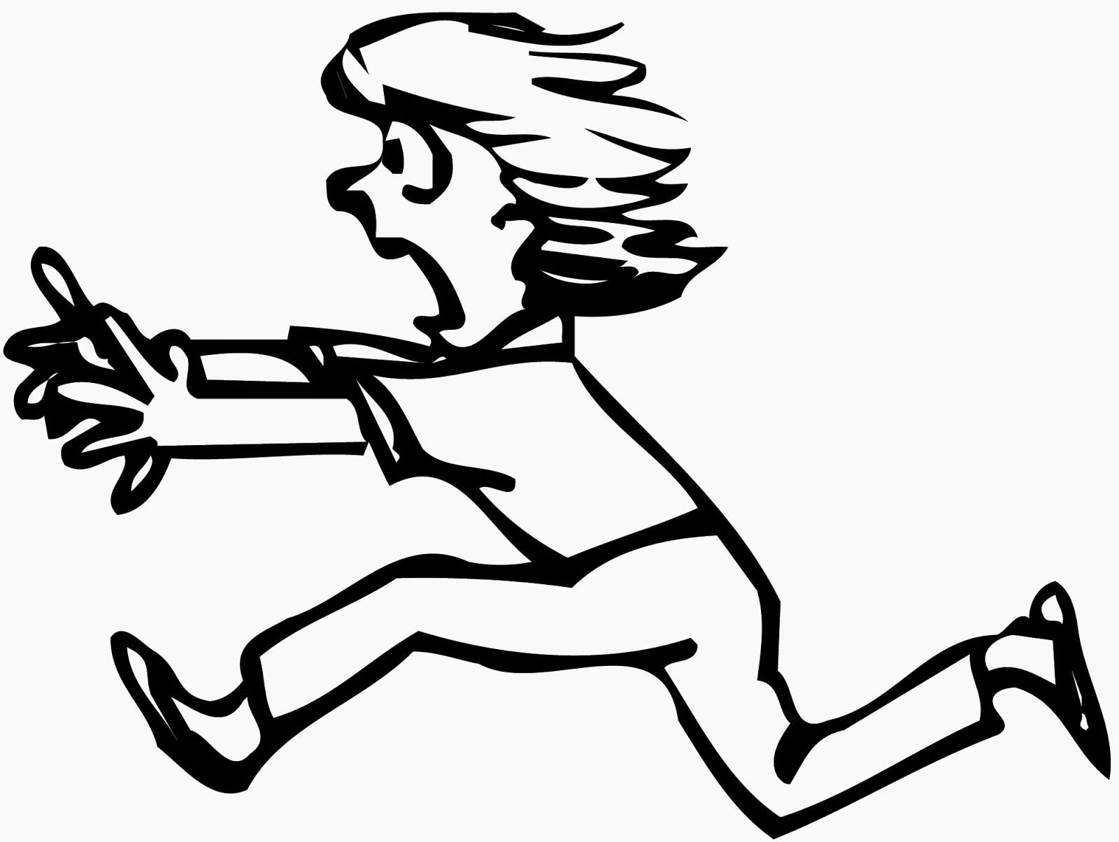 1600x1205 Someone Running Drawing Person Running Away Clipart 2