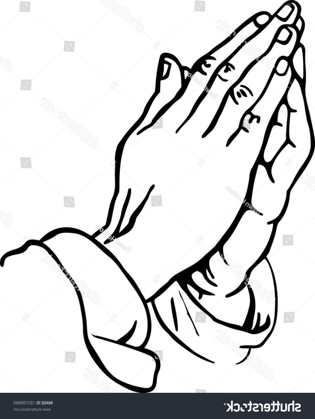 1024x1362 Unique Stock Vector Line Drawing Of Praying Hands Design
