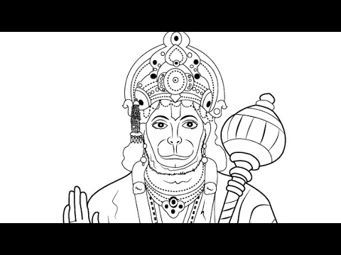 480x360 How To Make Hanuman Ji Drawing