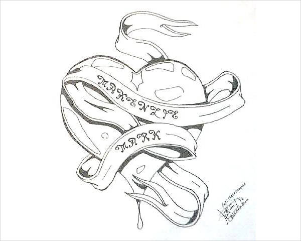 Pictures Of Heart Drawing