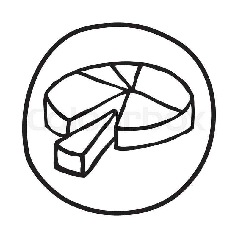800x800 Doodle Pie Chart Icon. Infographic Symbol In A Circle. Line Art