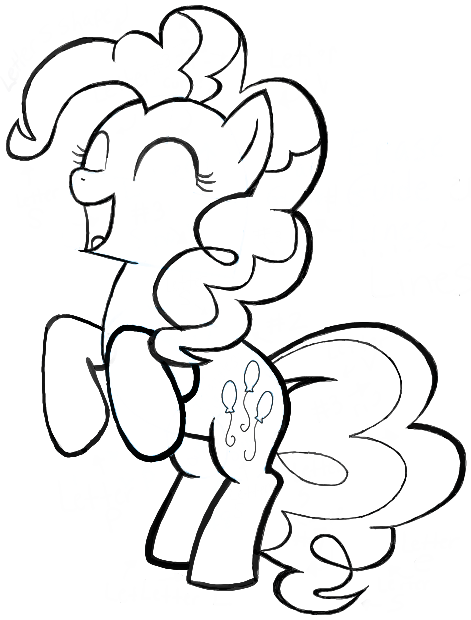 471x620 How To Draw A Happy Pinkie Pie From My Little Pony With Easy Steps