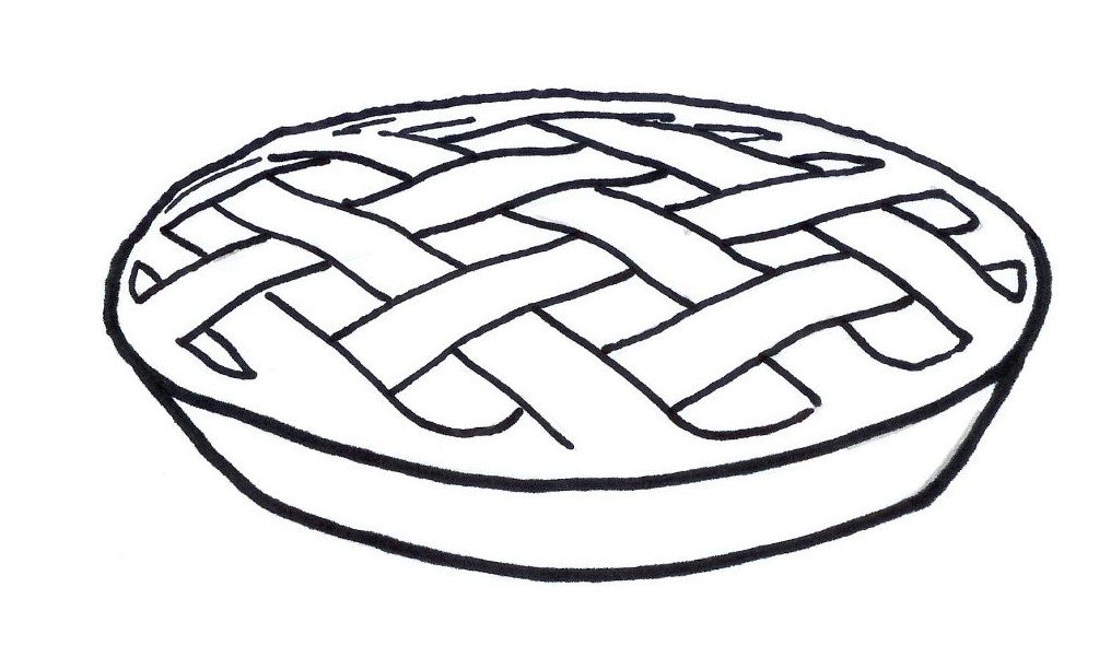 1005x591 Pie Coloring Page Drawing Board Weekly