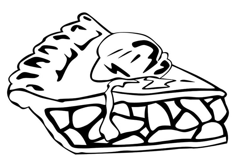 750x531 Coloring Page Apple Pie