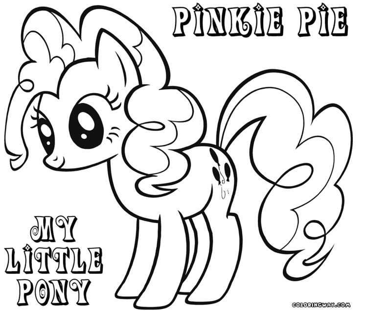 748x635 Excellent Pinkie Pie Coloring Pages 95 For Your Line Drawings