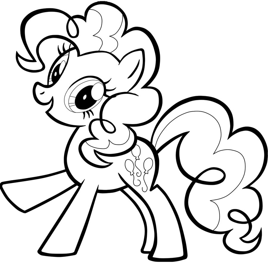 900x887 Pinkie Pie Coloring Pages