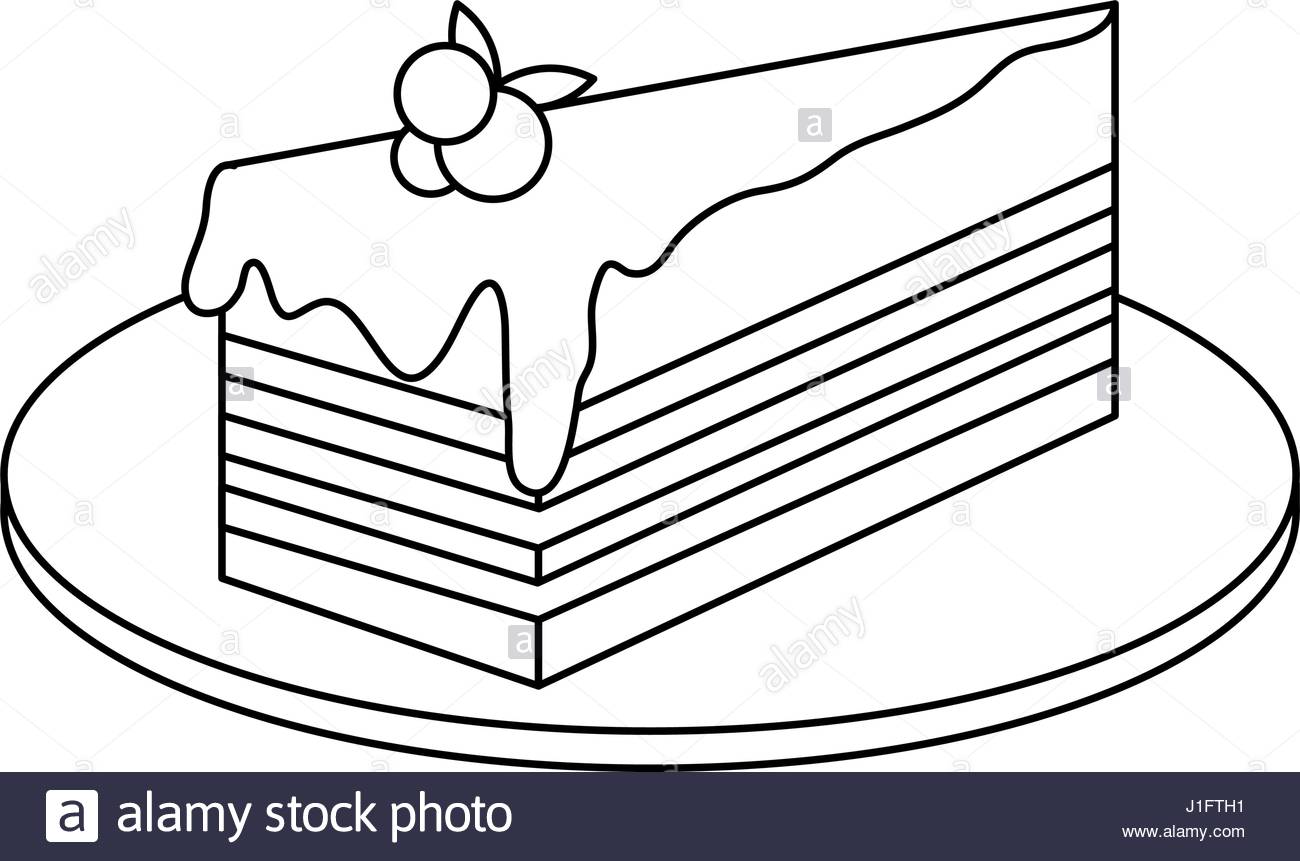 1300x861 Piece Of Cake Icon Stock Vector Art Amp Illustration, Vector Image