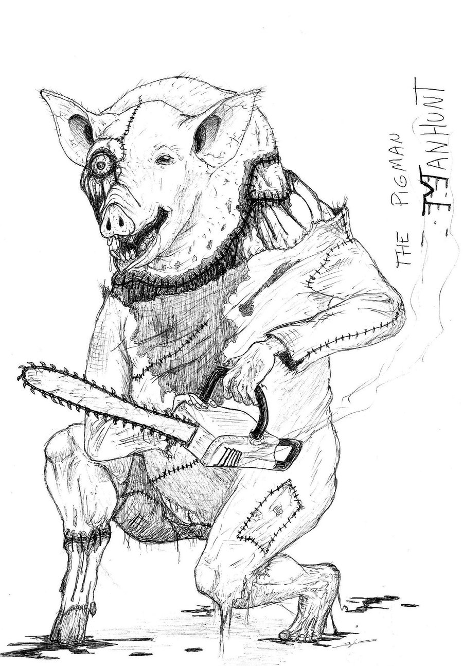 900x1294 The Pig By Jackrezz