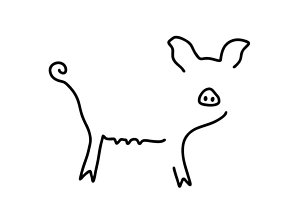 300x212 Pig Drawings Fine Art America