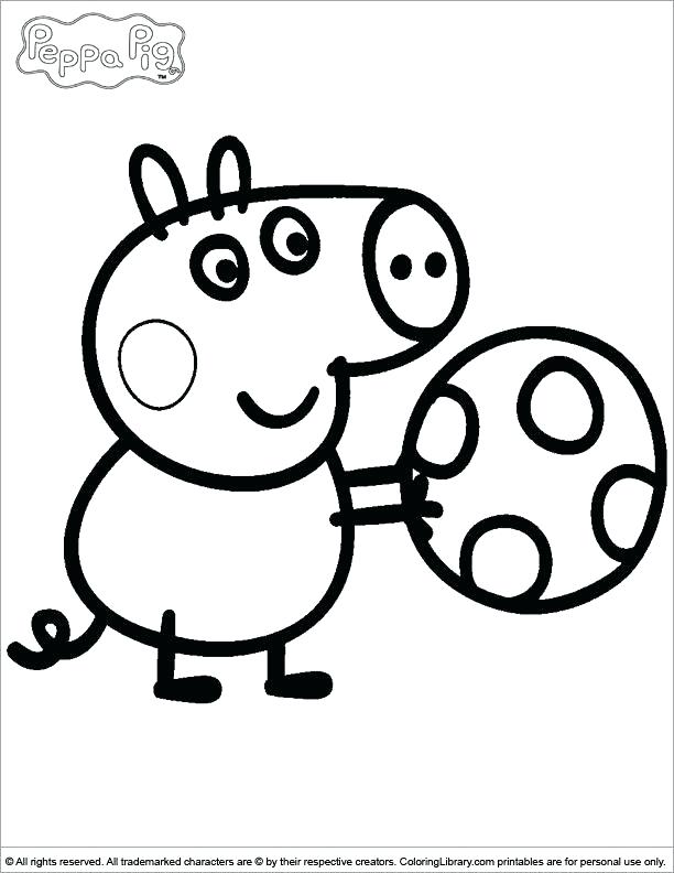 612x792 Pig Coloring Book Together With Pig Coloring Pages Free Printable