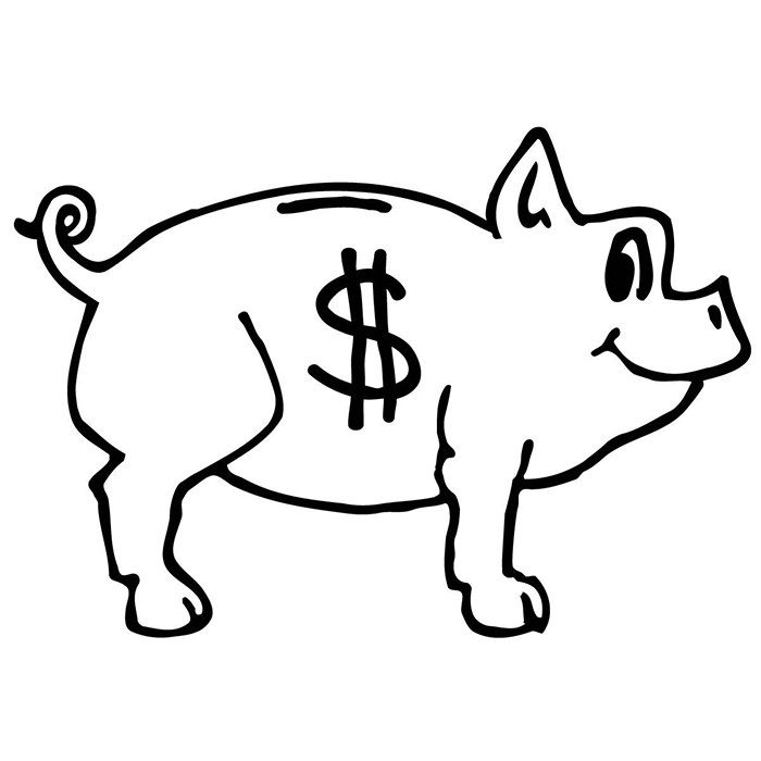 700x700 Pig Template