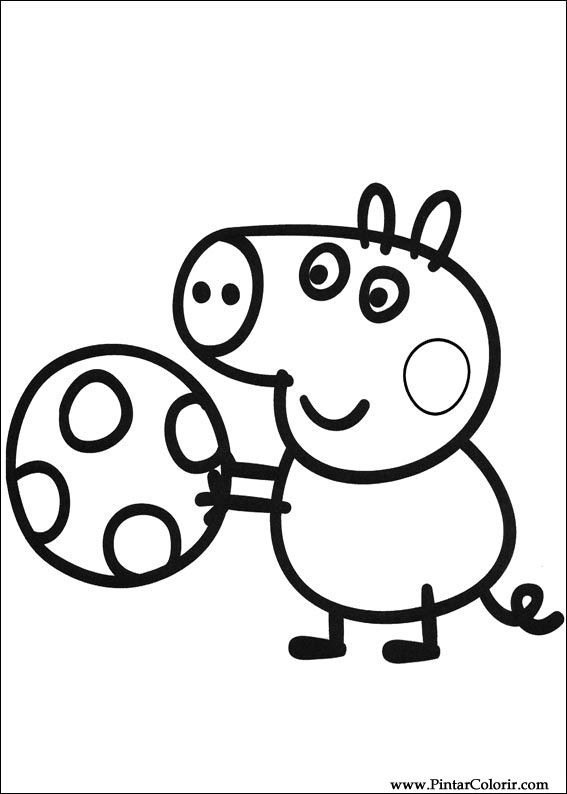 567x794 Drawings To Paint Amp Colour Peppa Pig