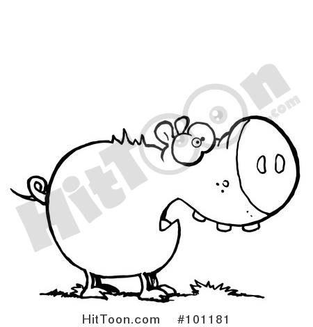 450x470 Pig Clipart