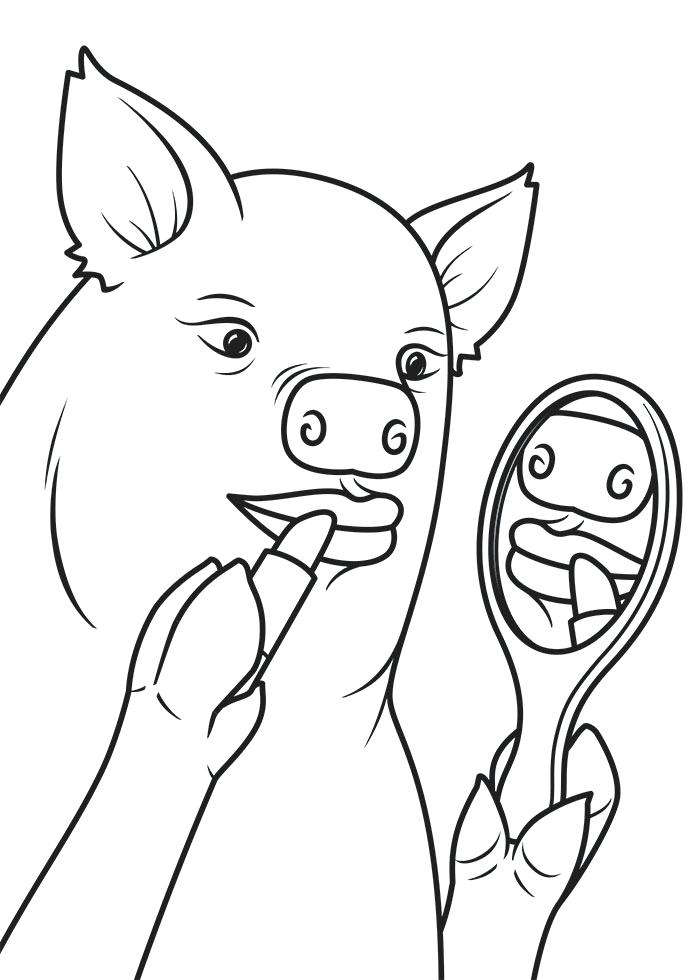 700x980 Lipstick Coloring Pages 65 In Addition To Valentine Lips Coloring