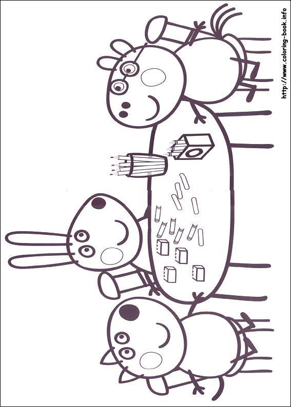 567x794 Peppa Pig Drawing Templates Peppa Pig Coloring Pages On Coloring