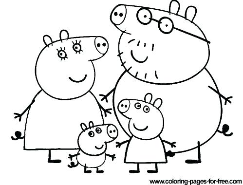 499x380 Pig Coloring Book Together With Pig Coloring Pages Free Printable