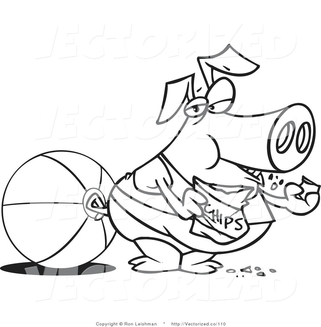 1024x1044 Click The Baby Pigs And Mother Guinea Pig Outlines Outline